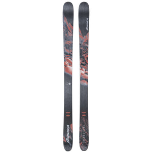 Nordica, Enforcer 99, black ski with stylized red mountain design