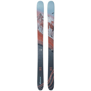Nordica, Santa Ana 102, demo rental ski with brightly colored design
