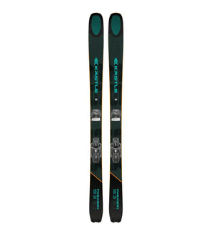 Kastle Paragon 97 demo, rental ski, black and light blue